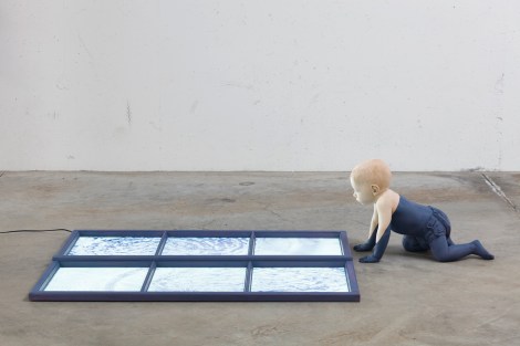 Venire alla luce, 2012, tiglio,abete,acrilico,pellicola LEP, 110x160cm Kopie