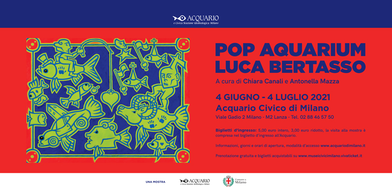 Pop Aquarium di Luca Bertasso all’Acquario Civico di&nbsp;Milano